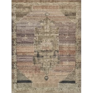 Estate Handloomed Pet Beige/Purple 9'x12' Area Rug