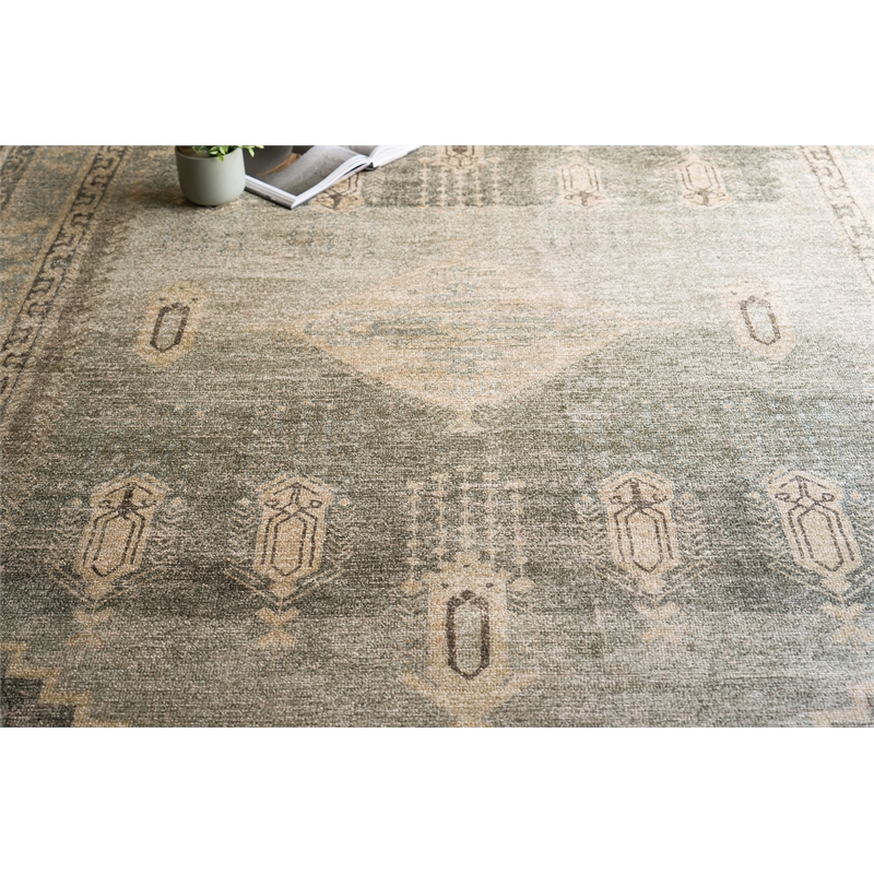 Estate Handloomed Pet Gray/Beige 10'x14' Area Rug