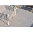 Echo Flatweave Pet Ivory/Light Silver 5'x8' Area Rug