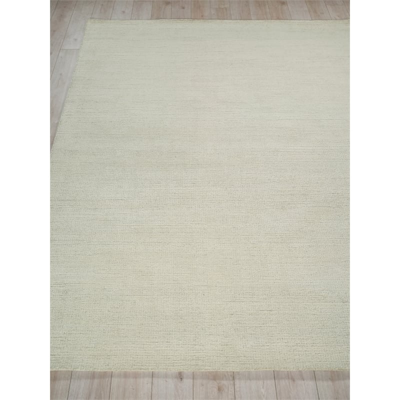 Elements Hand-Tufted New Zealand Wool Green/Ivory 8'x10' Area Rug