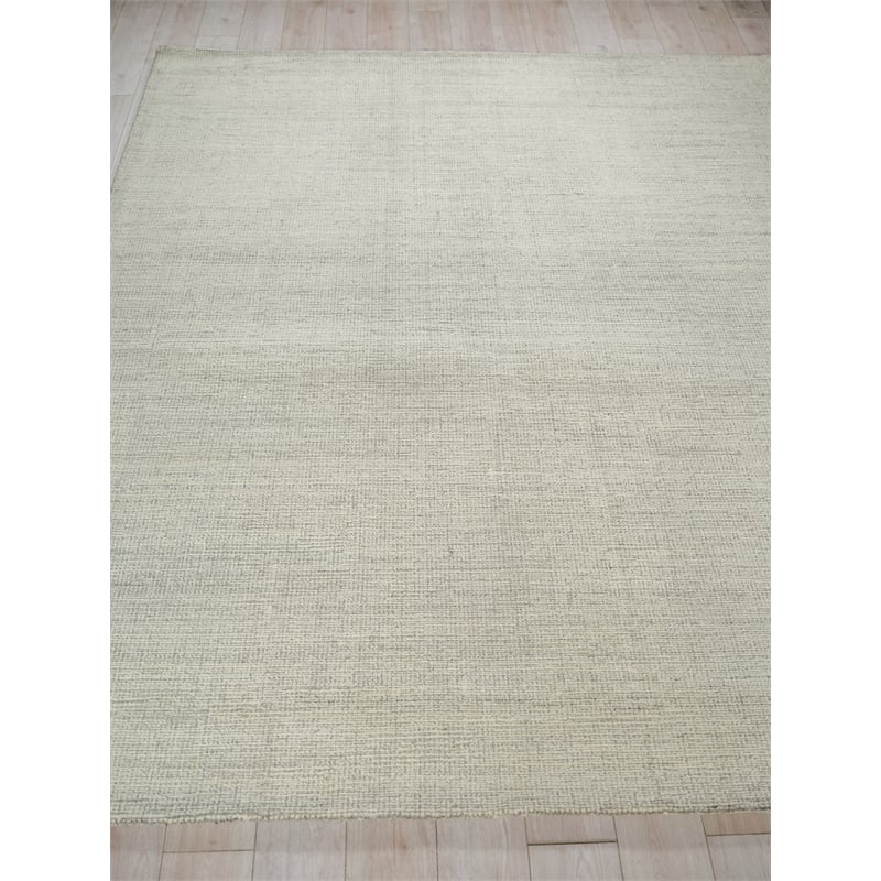 Elements Hand-Tufted New Zealand Wool Gray/Ivory 12'x15' Area Rug