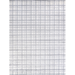Fairbanks Handloomed Bamboo Silk White/Light Silver 9'x12' Area Rug