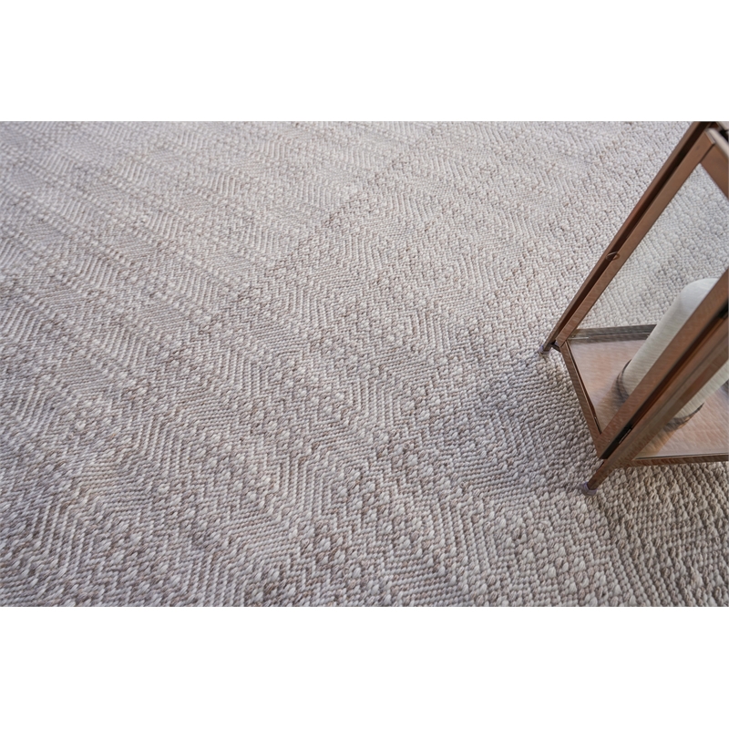 Echo Flatweave Pet Ivory/Light Beige 2'x3' Area Rug