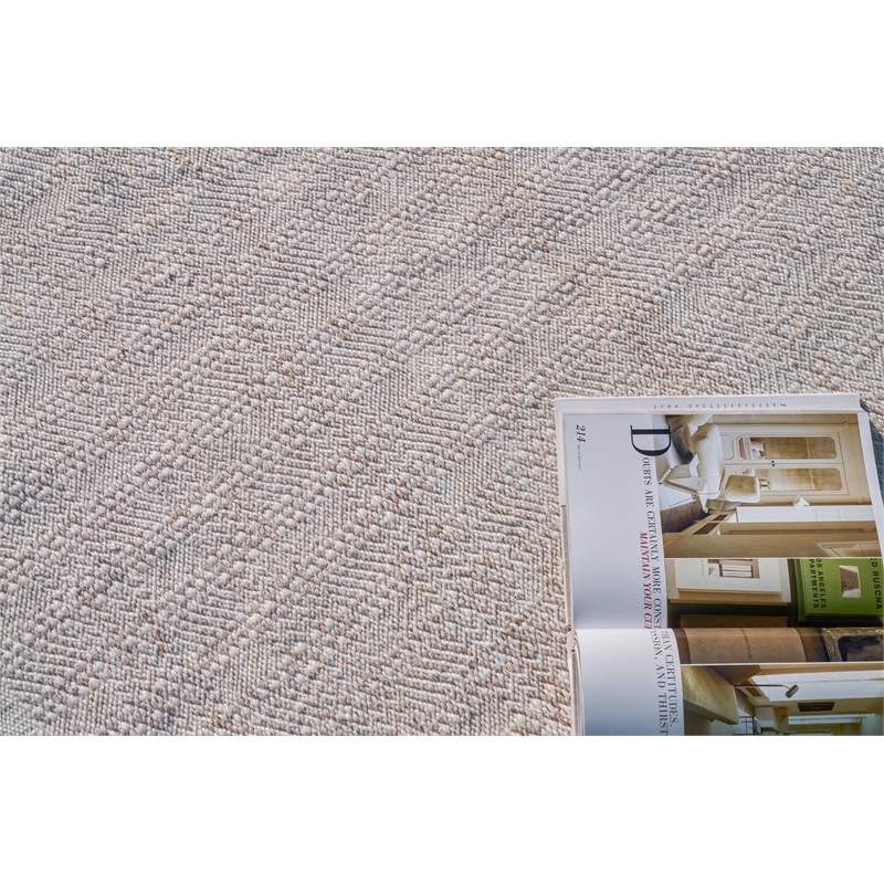 Echo Flatweave Pet Ivory/Light Beige 4'x6' Area Rug