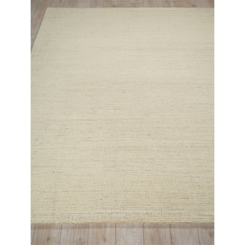 Elements Hand-Tufted New Zealand Wool Beige/Ivory 10'x14' Area Rug