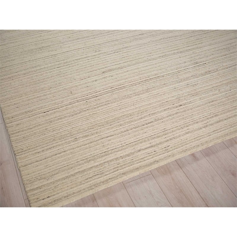 Elko Handloomed New Zealand Wool Gray 12'x15' Area Rug