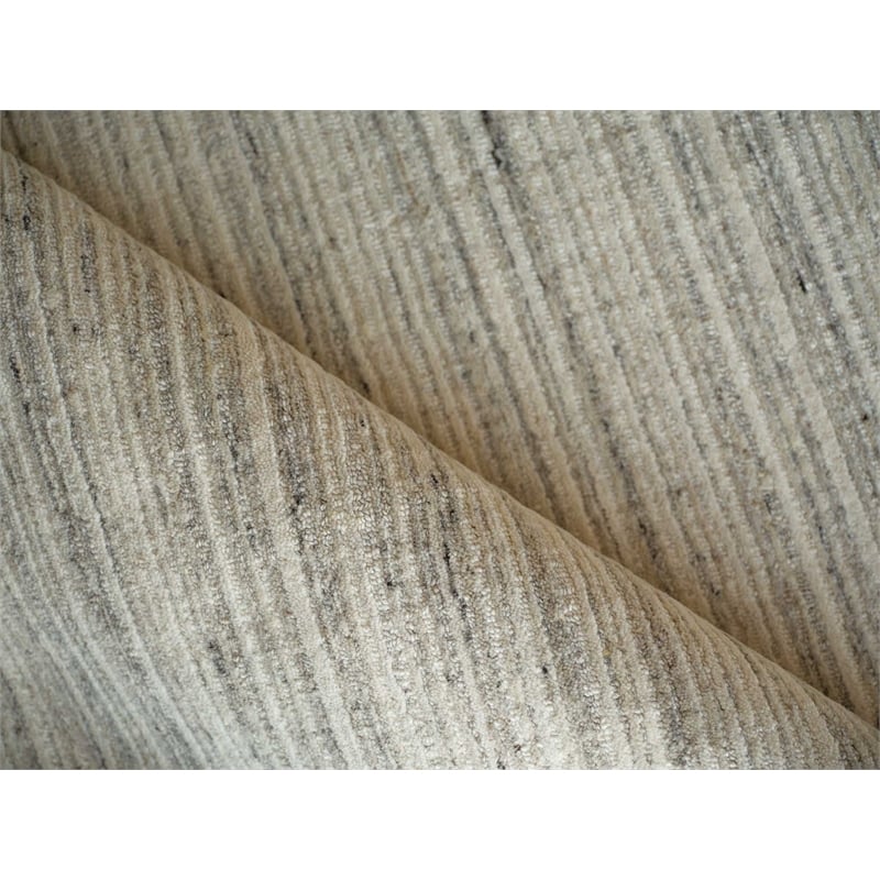 Elko Handloomed New Zealand Wool Gray 12'x15' Area Rug