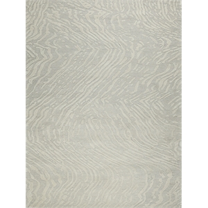 Entro Hand-Tufted New Zealand Wool Silver/Ivory 14'x18' Area Rug