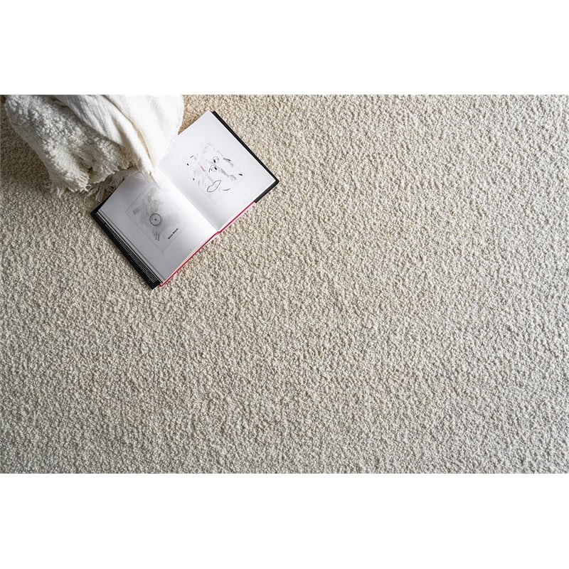 Ferretti Handloomed New Zealand Wool Silver/Ivory 8'x10' Area Rug