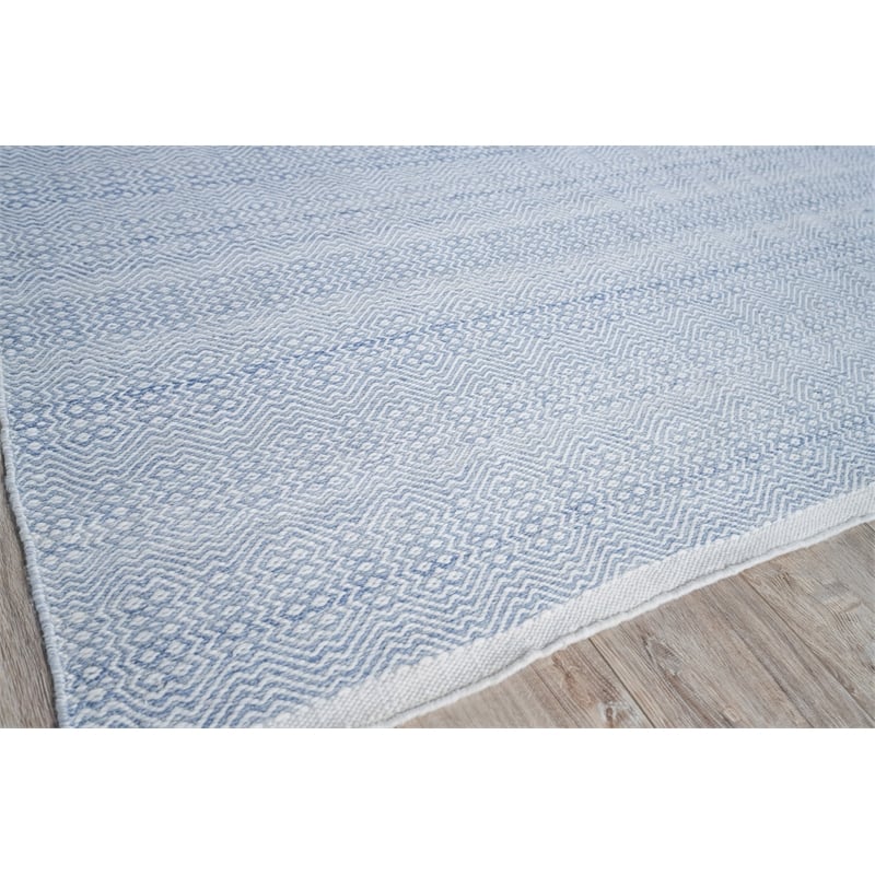 Echo Flatweave Pet Light Blue 2'x3' Area Rug