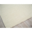 Entro Hand-Tufted New Zealand Wool Cream/Ivory 4'x6' Area Rug
