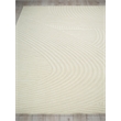Entro Hand-Tufted New Zealand Wool Cream/Ivory 4'x6' Area Rug