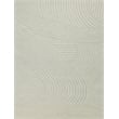 Entro Hand-Tufted New Zealand Wool Silver/Ivory 12'x15' Area Rug