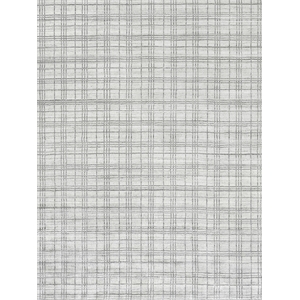 Fairbanks Handloomed Bamboo Silk White/Gray 12'x15' Area Rug