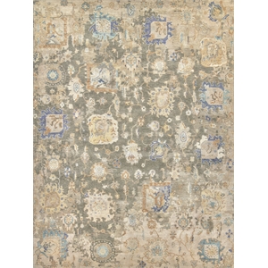 Essex Hand-Knotted New Zealand Wool Brown/Gray/Blue 12'x15' Area Rug
