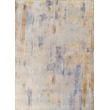 Fine Pure Silk Hand-Knotted Silk Beige/Gray 8'x10' Area Rug