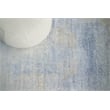 Fine Pure Silk Hand-Knotted Silk Blue/Brown 6'x9' Area Rug