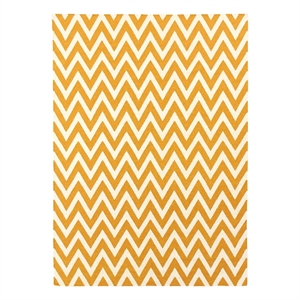 Flatweave Flatweave New Zealand Wool Light Orange/White 9'6&quotx13'6&quot Area Rug