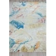 Floor Art Hand-Knotted Bamboo Silk Silver/Blush 14'x18' Area Rug