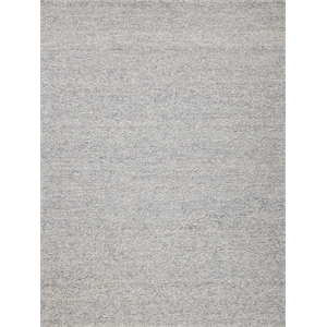 Ferretti Handloomed New Zealand Wool Light Gray/Ivory 6'x9' Area Rug
