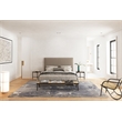 Fine Pure Silk Hand-Knotted Silk Blue/Gray/Ivory 10'x14' Area Rug