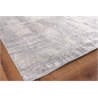 Fine Pure Silk Hand-Knotted Silk Silver/Ivory 12'x15' Area Rug