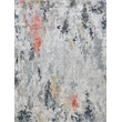 Floor Art Hand-Knotted Bamboo Silk Silver/Gray/Coffee 10'x14' Area Rug