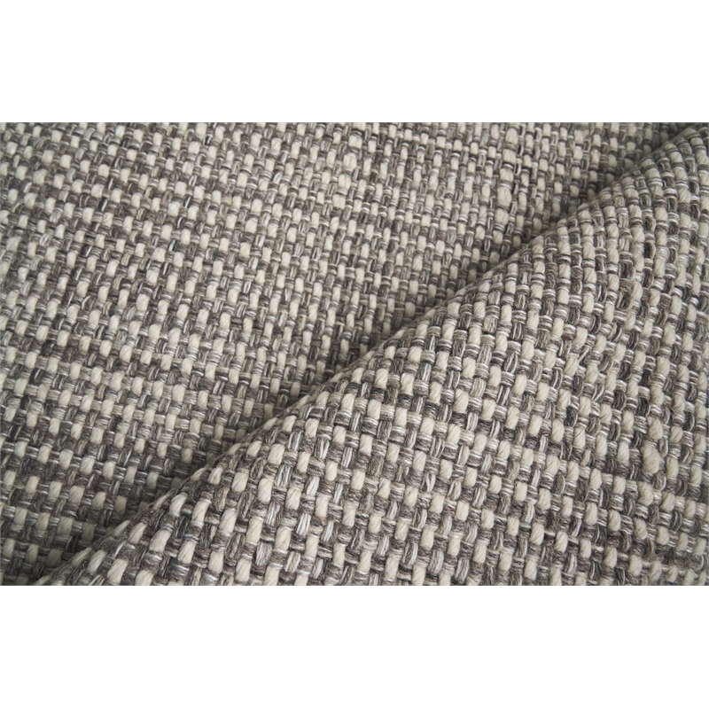 Ferrus Flatweave Polyester/Wool/Cotton Gray 14'x18' Area Rug