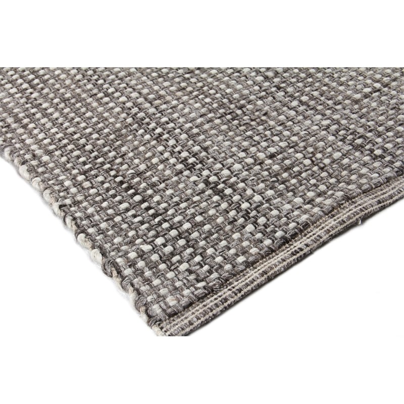 Ferrus Flatweave Polyester/Wool/Cotton Gray 15'x20' Area Rug