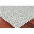 Ferrus Flatweave Polyester/Wool/Cotton Silver/Ivory 14'x18' Area Rug