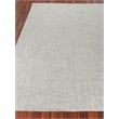 Ferrus Flatweave Polyester/Wool/Cotton Silver/Ivory 5'x8' Area Rug