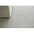 Ferrus Flatweave Polyester/Wool/Cotton Silver/Ivory 8'x10' Area Rug