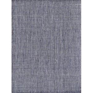 Ferrus Flatweave Polyester/Wool/Cotton Blue 14'x18' Area Rug