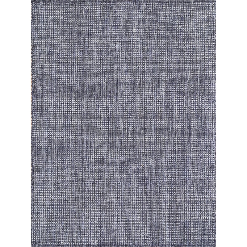 Ferrus Flatweave Polyester/Wool/Cotton Blue 15'x20' Area Rug