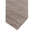 Fine Bamboo Hand-Knotted Bamboo Silk Light Silver 9'x12' Area Rug