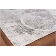 Fine Pure Silk Hand-Knotted Silk Gray/Ivory 10'x14' Area Rug