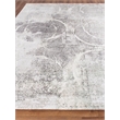 Fine Pure Silk Hand-Knotted Silk Gray/Ivory 10'x14' Area Rug
