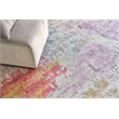 Floor Art Hand-Knotted Bamboo Silk Ivory/Blue/Gold/Lavender 10'x14' Area Rug
