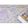 Floor Art Hand-Knotted Bamboo Silk Ivory/Blue/Gold/Lavender 10'x14' Area Rug