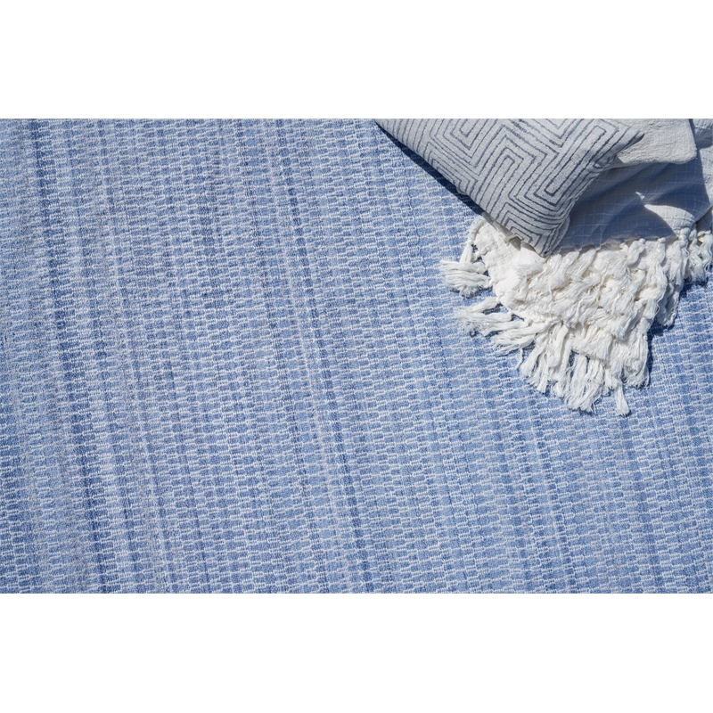 Florence Flatweave Pet Light Blue 14'x18' Area Rug