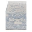 Fine Mamluk Hand-Knotted Bamboo Silk Blue 10'x14' Area Rug