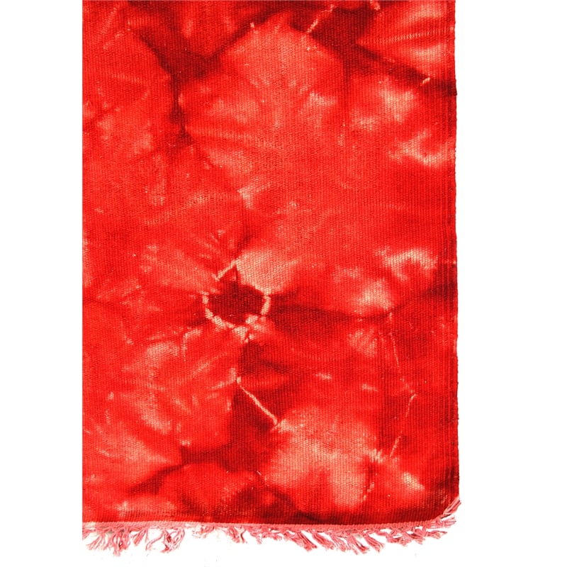 Flatweave Flatweave New Zealand Wool Red 3'x5' Area Rug