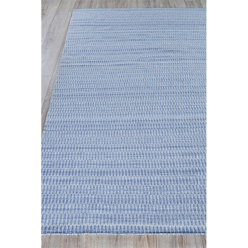 Florence Flatweave Pet Light Blue 4'x6' Area Rug