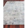 Fine Pure Silk Hand-Knotted Silk Ivory/Dark Gray/Multi 12'x15' Area Rug