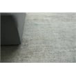 Fine Pure Silk Hand-Knotted Silk Ivory/Dark Gray/Multi 12'x15' Area Rug