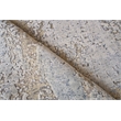 Fine Pure Silk Hand-Knotted Silk Gray/Beige 8'x10' Area Rug