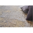 Fine Pure Silk Hand-Knotted Silk Gray/Beige 8'x10' Area Rug