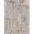 Fine Pure Silk Hand-Knotted Silk Gray/Beige 8'x10' Area Rug