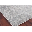 Fine Pure Silk Hand-Knotted Silk Gray/Ivory 10'x14' Area Rug