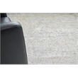 Fine Pure Silk Hand-Knotted Silk Silver/Ivory 13'x14' Area Rug